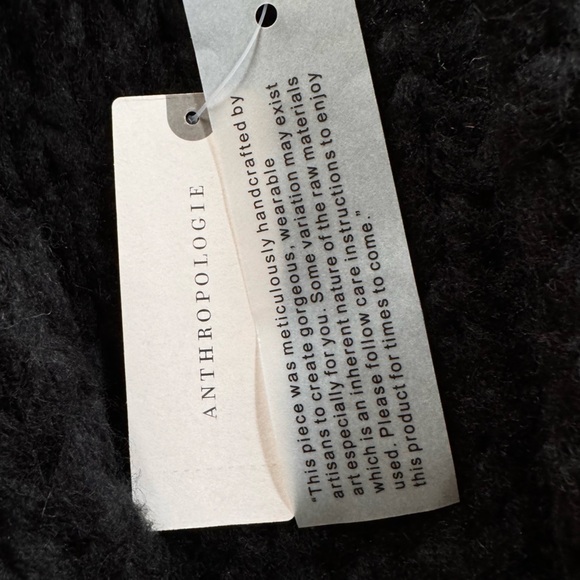 Anthropologie Maeve Black Bauble Pullover Sleeveless Sweater Vest - Picture 9 of 9